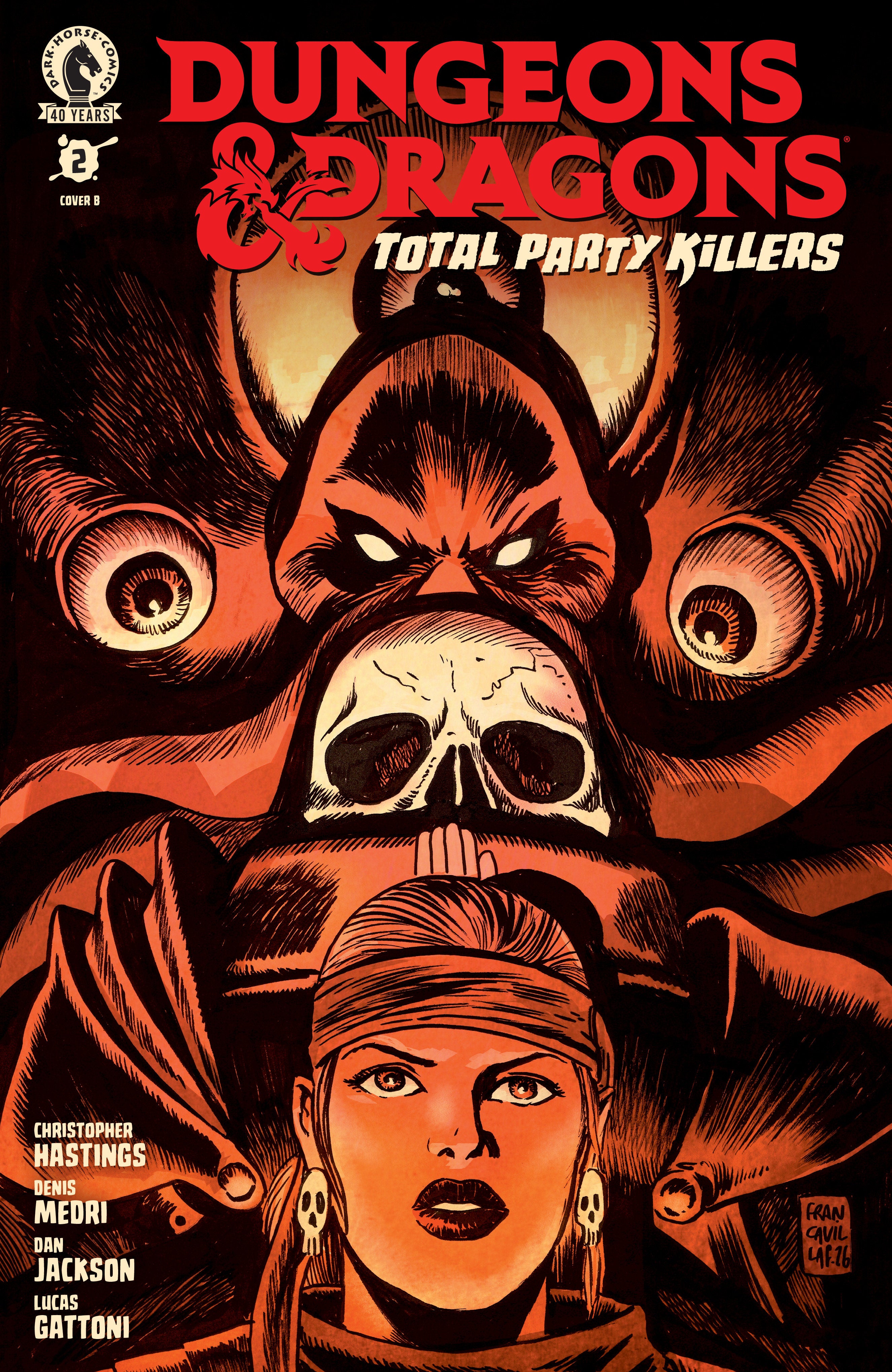 Dungeons & Dragons: Total Party Killers #2 (Cover B) (Francesco Francavilla)) | Odin's Place