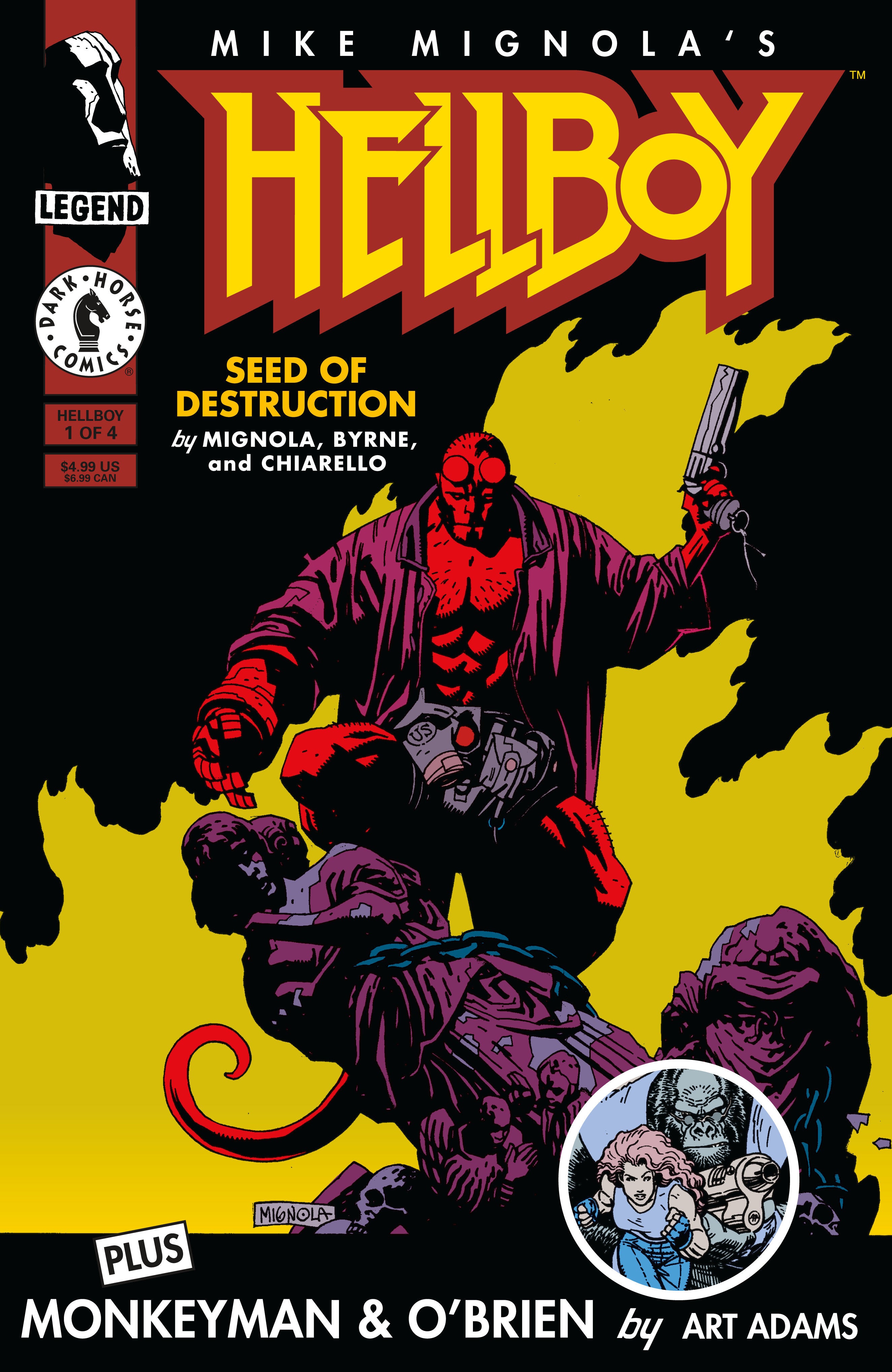 Hellboy: Seed Of Destruction #1 (Facsimile Reprint) (Cover A) (Mike Mignola) | Odin's Place
