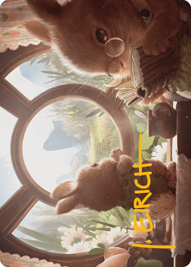 Farseek Art Card (Gold-Stamped Signature) [Bloomburrow Art Series] | Odin's Place