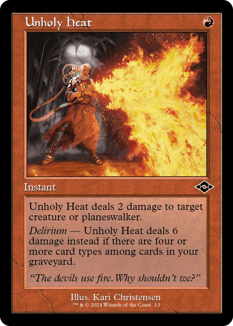 Unholy Heat (Retro) [Modern Horizons 2] | Odin's Place
