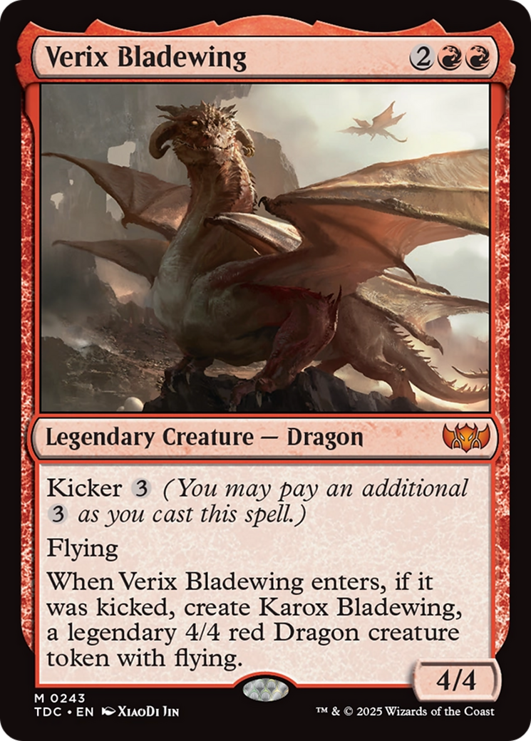 Verix Bladewing [Tarkir: Dragonstorm Commander] | Odin's Place