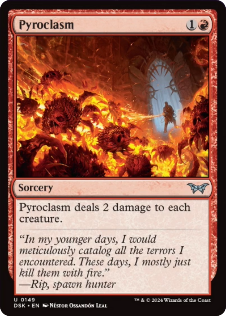 Pyroclasm [Duskmourn: House of Horror] | Odin's Place