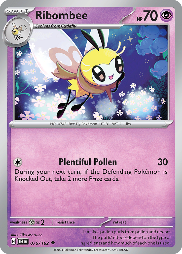 Ribombee (076/162) [Scarlet & Violet: Temporal Forces] | Odin's Place