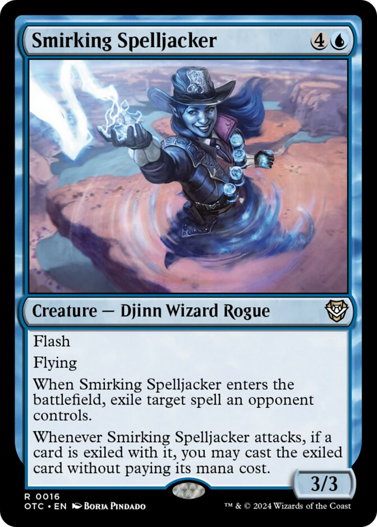 Smirking Spelljacker [Outlaws of Thunder Junction Commander] | Odin's Place