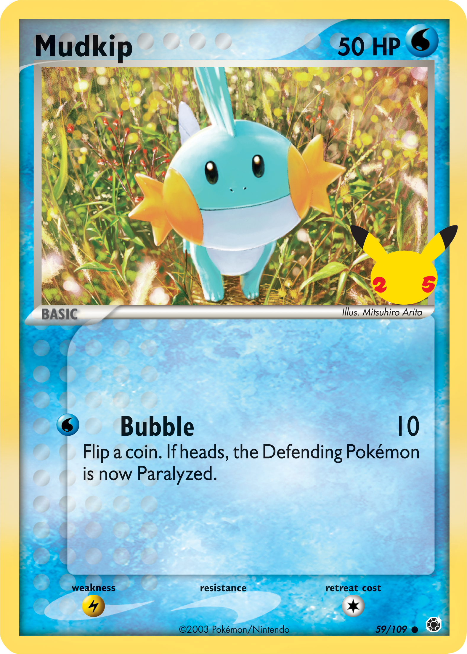 Mudkip (59/109) (Jumbo Card) [First Partner Pack] | Odin's Place