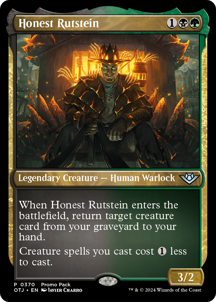 Honest Rutstein (Promo Pack) [Outlaws of Thunder Junction Promos] | Odin's Place