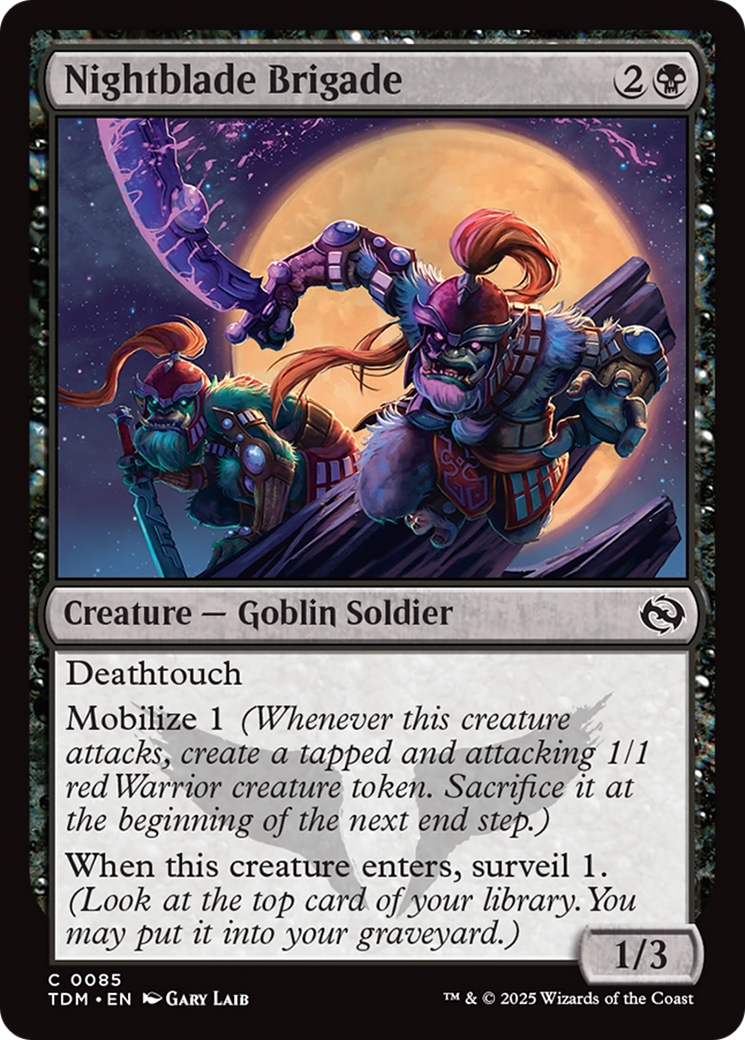 Nightblade Brigade [Tarkir: Dragonstorm] | Odin's Place