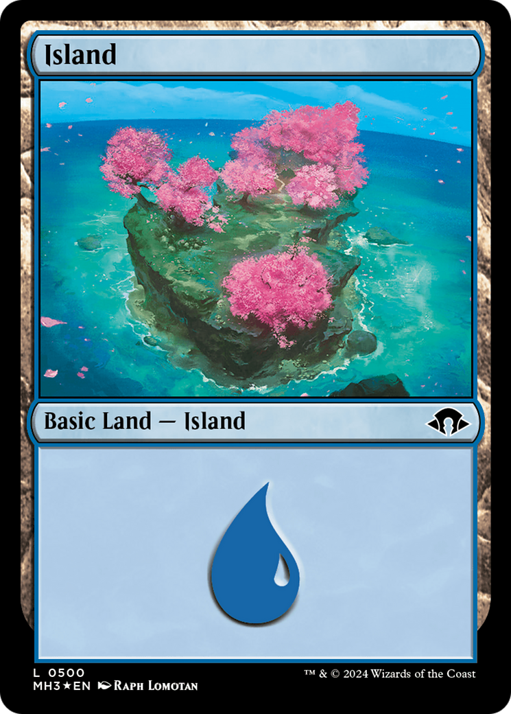 Island (0500) (Ripple Foil) [Modern Horizons 3] | Odin's Place