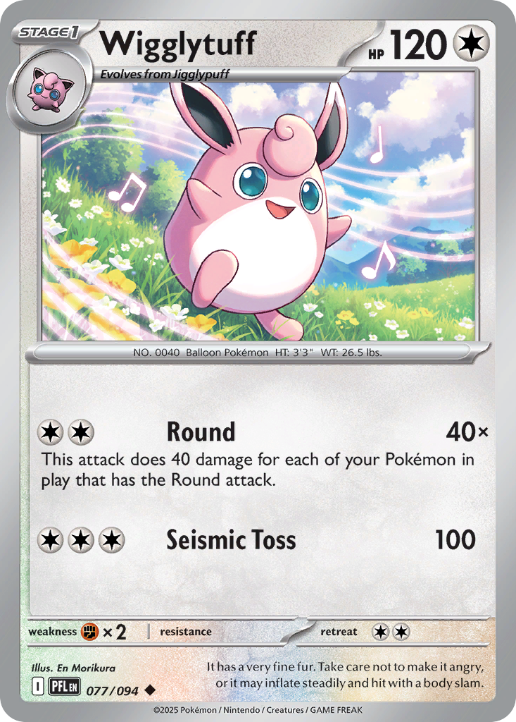 Wigglytuff (077/094) [Mega Evolution: Phantasmal Flames] | Odin's Place