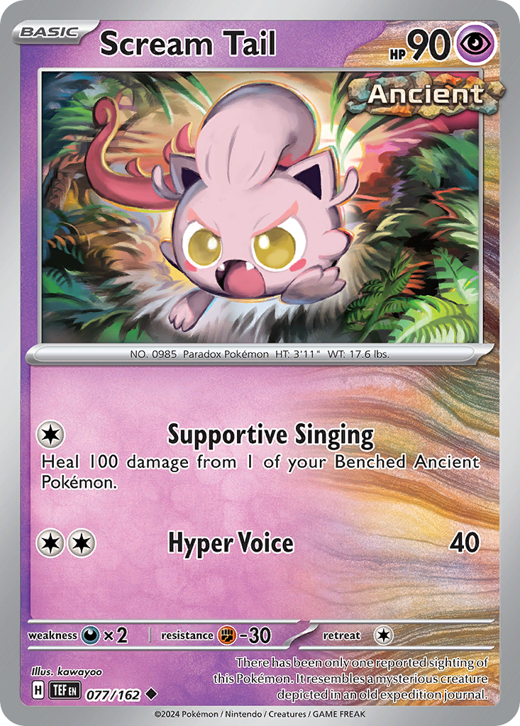 Scream Tail (077/162) [Scarlet & Violet: Temporal Forces] | Odin's Place