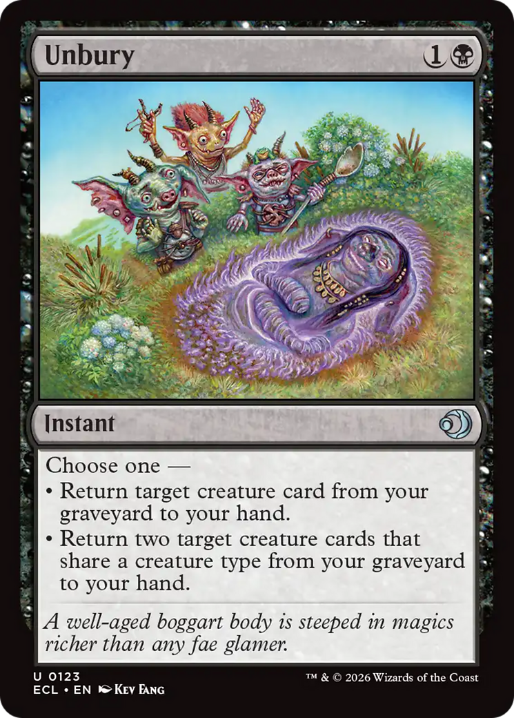 Unbury [Lorwyn Eclipsed] | Odin's Place