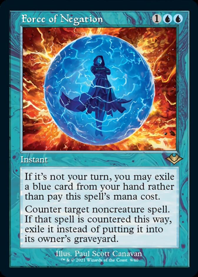 Force of Negation (Retro Foil Etched) [Modern Horizons] | Odin's Place