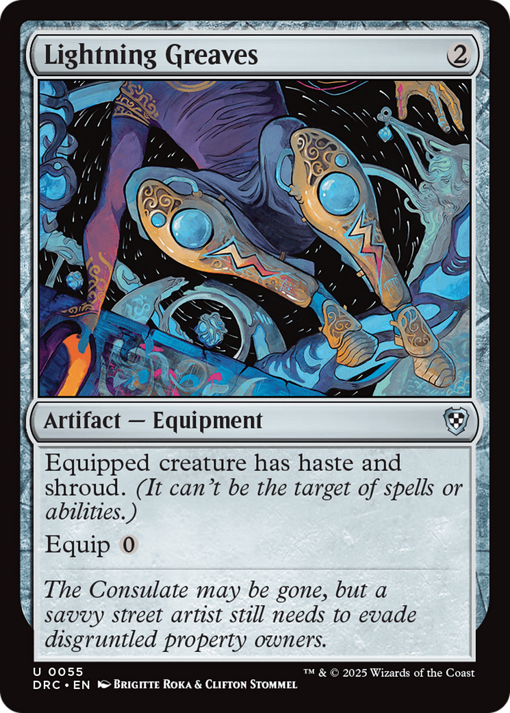 Lightning Greaves [Aetherdrift Commander] | Odin's Place