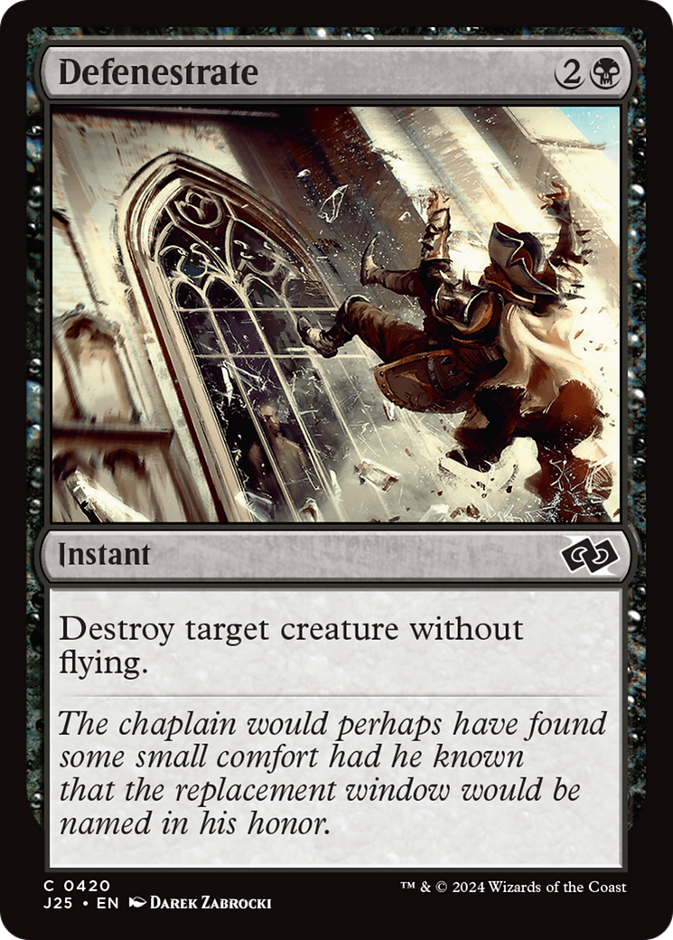 Defenestrate [Foundations Jumpstart] | Odin's Place