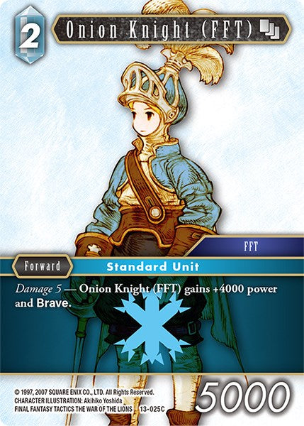 Onion Knight (FFT) [Opus XIII: Crystal Radiance] | Odin's Place