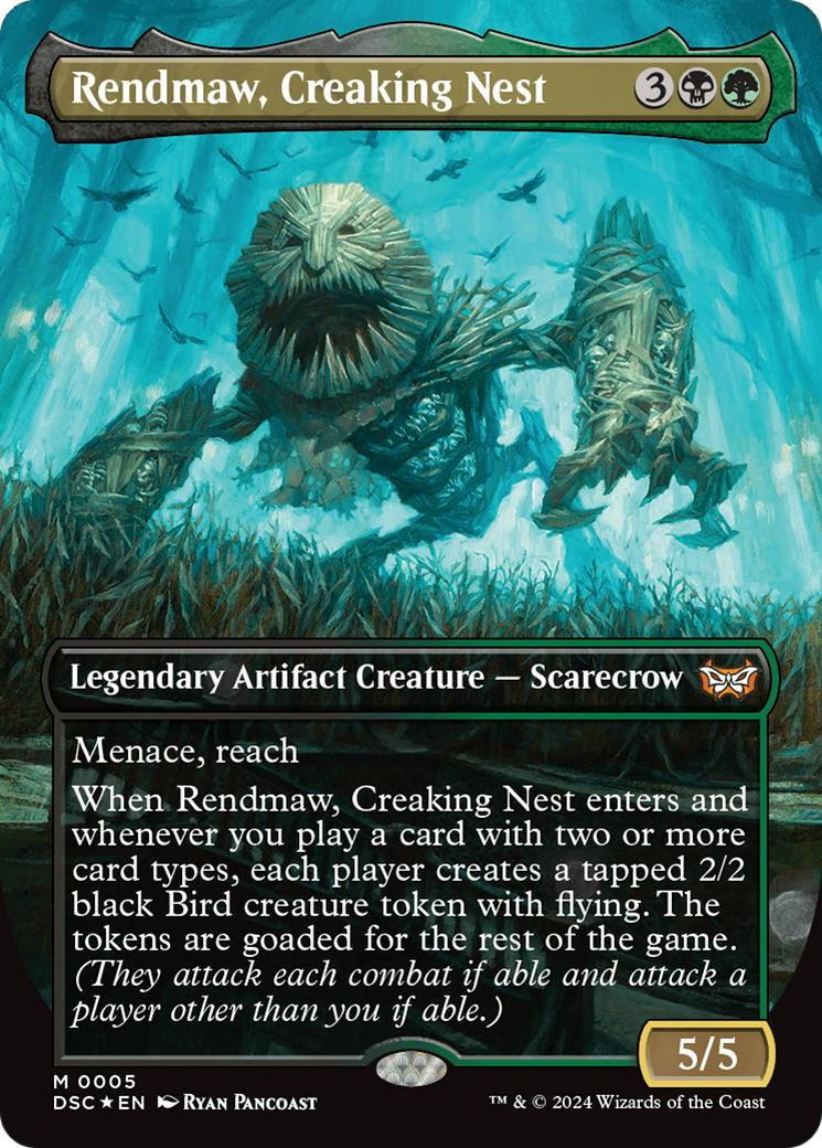 Rendmaw, Creaking Nest (Borderless) [Duskmourn: House of Horror Commander] | Odin's Place