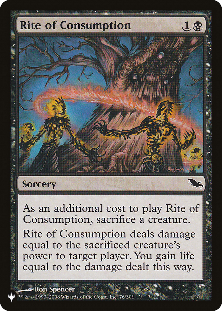 Rite of Consumption [The List] | Odin's Place