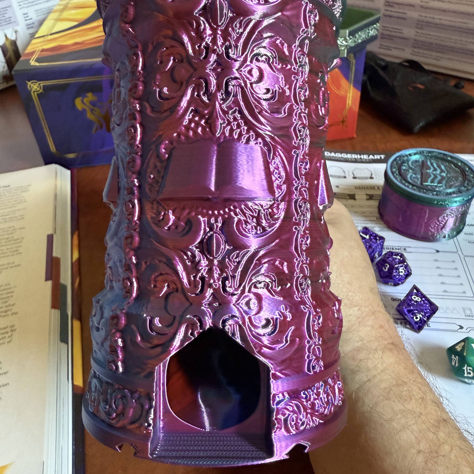 Wizard 12oz Dice Tower Tankard | TTRPG, D&D, Daggerheart | Odin's Place
