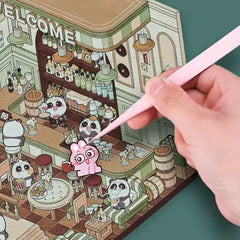 Studio Art Moodioma Kawaii Sticker Story Scene Kit | Odin's Place