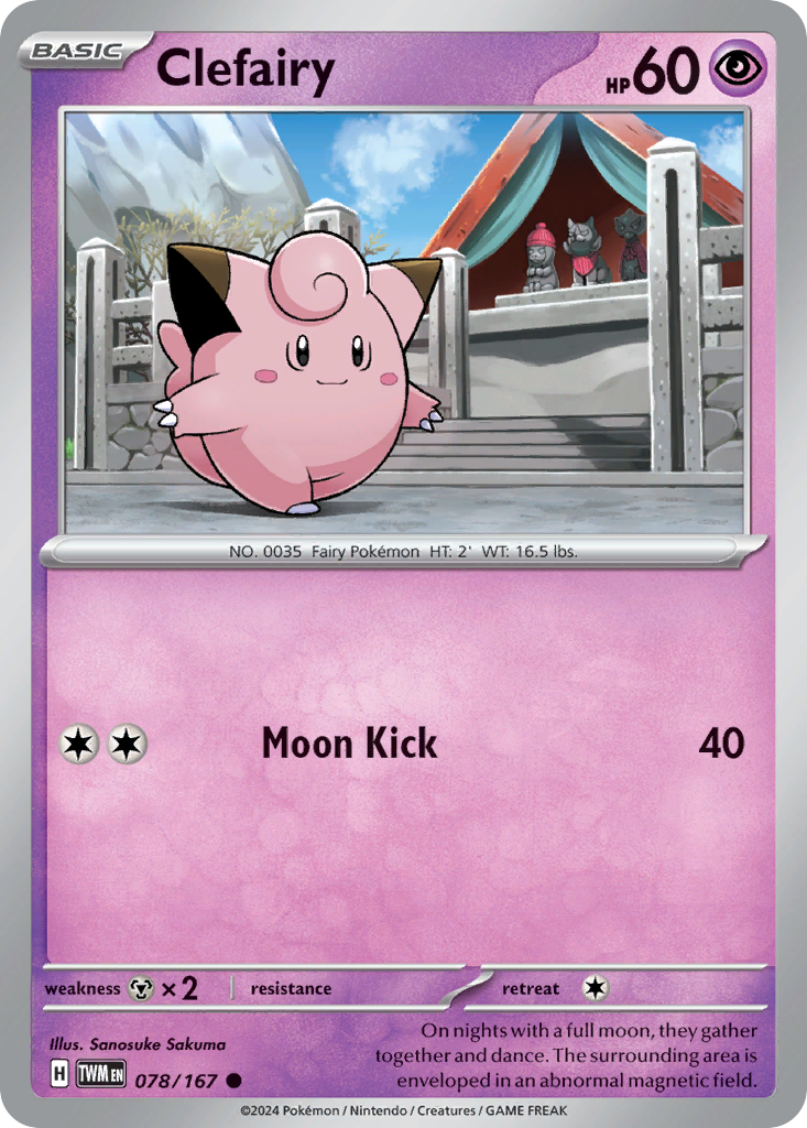 Clefairy (078/167) [Scarlet & Violet: Twilight Masquerade] | Odin's Place