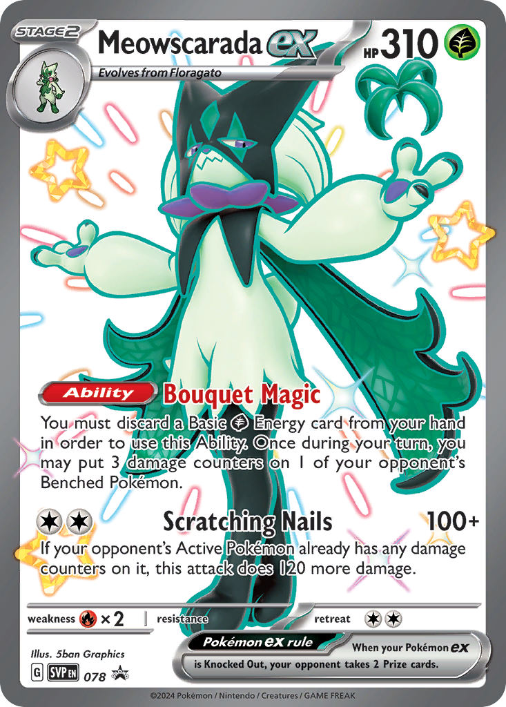 Meowscarada ex (078) [Scarlet & Violet: Black Star Promos] | Odin's Place
