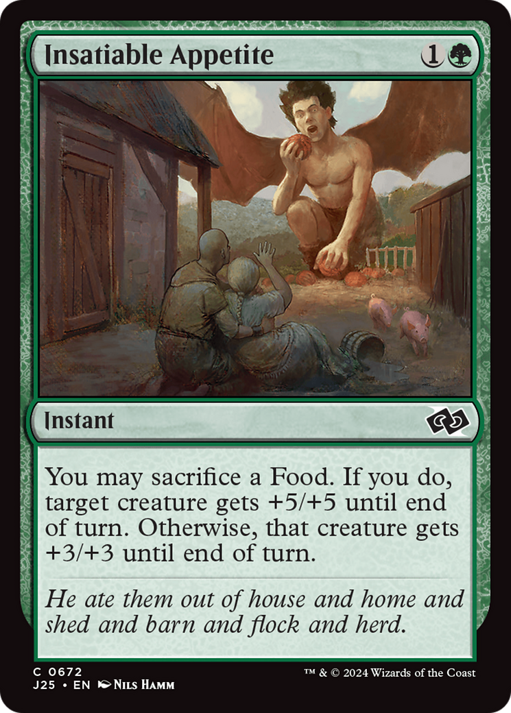 Insatiable Appetite [Foundations Jumpstart] | Odin's Place