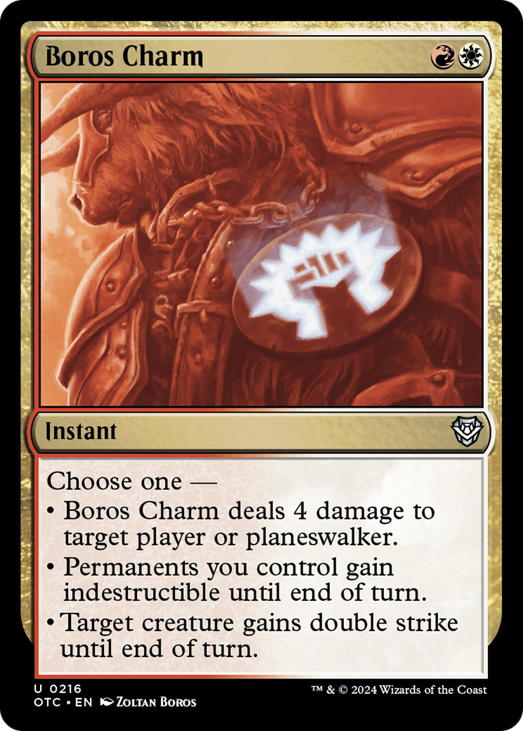 Boros Charm [Outlaws of Thunder Junction Commander] | Odin's Place