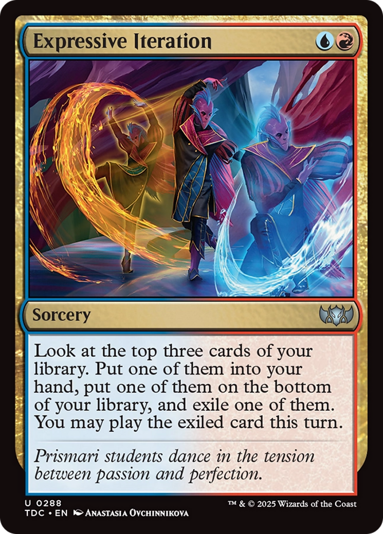 Expressive Iteration [Tarkir: Dragonstorm Commander] | Odin's Place