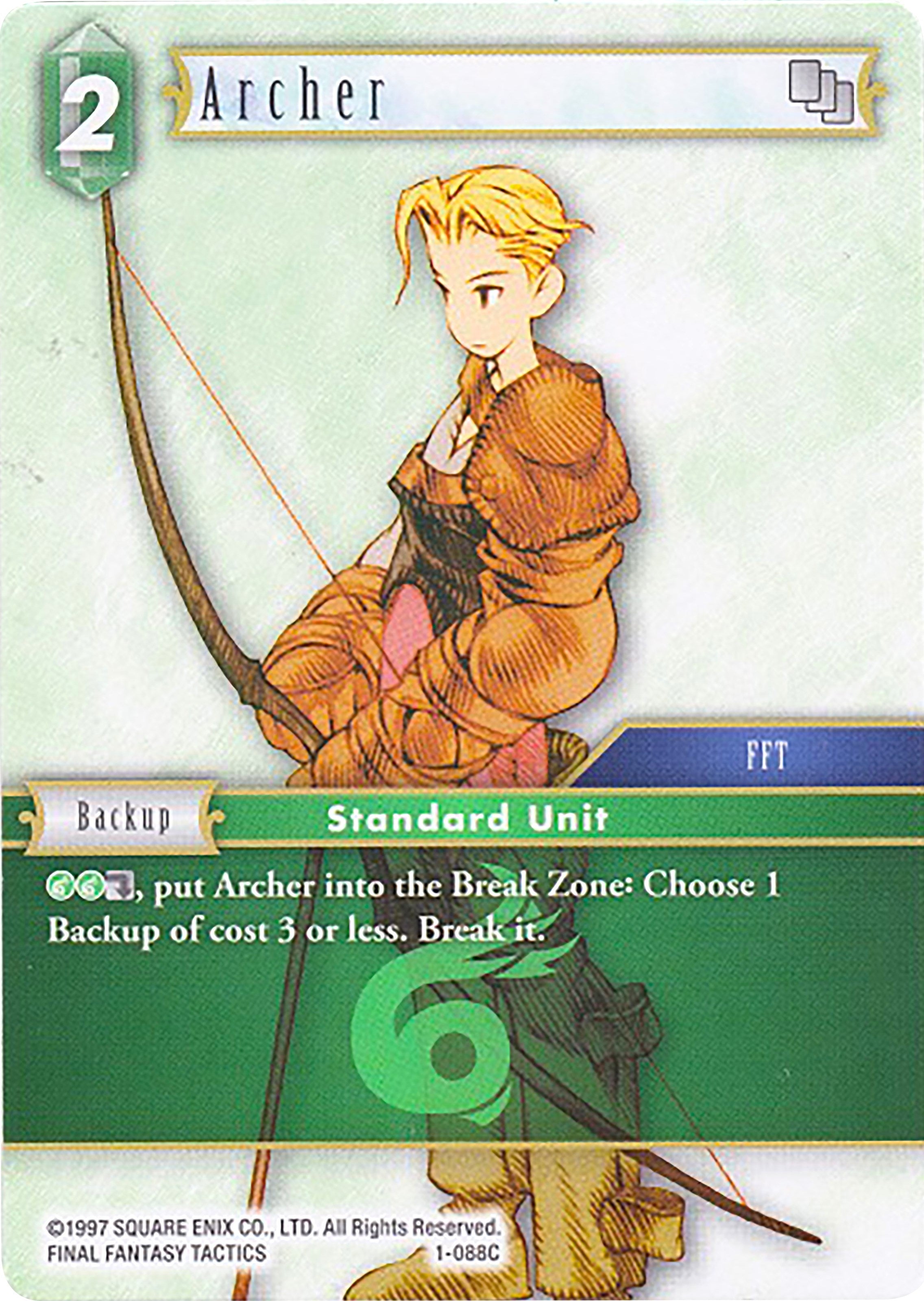 Archer (Male Unit) (Deck Exclusive) [Opus I] | Odin's Place