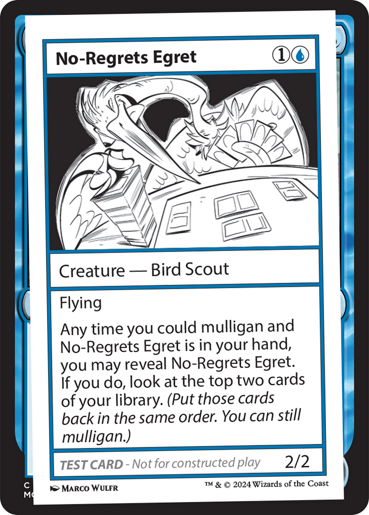 No-Regrets Egret [Mystery Booster 2 Playtest Cards] | Odin's Place