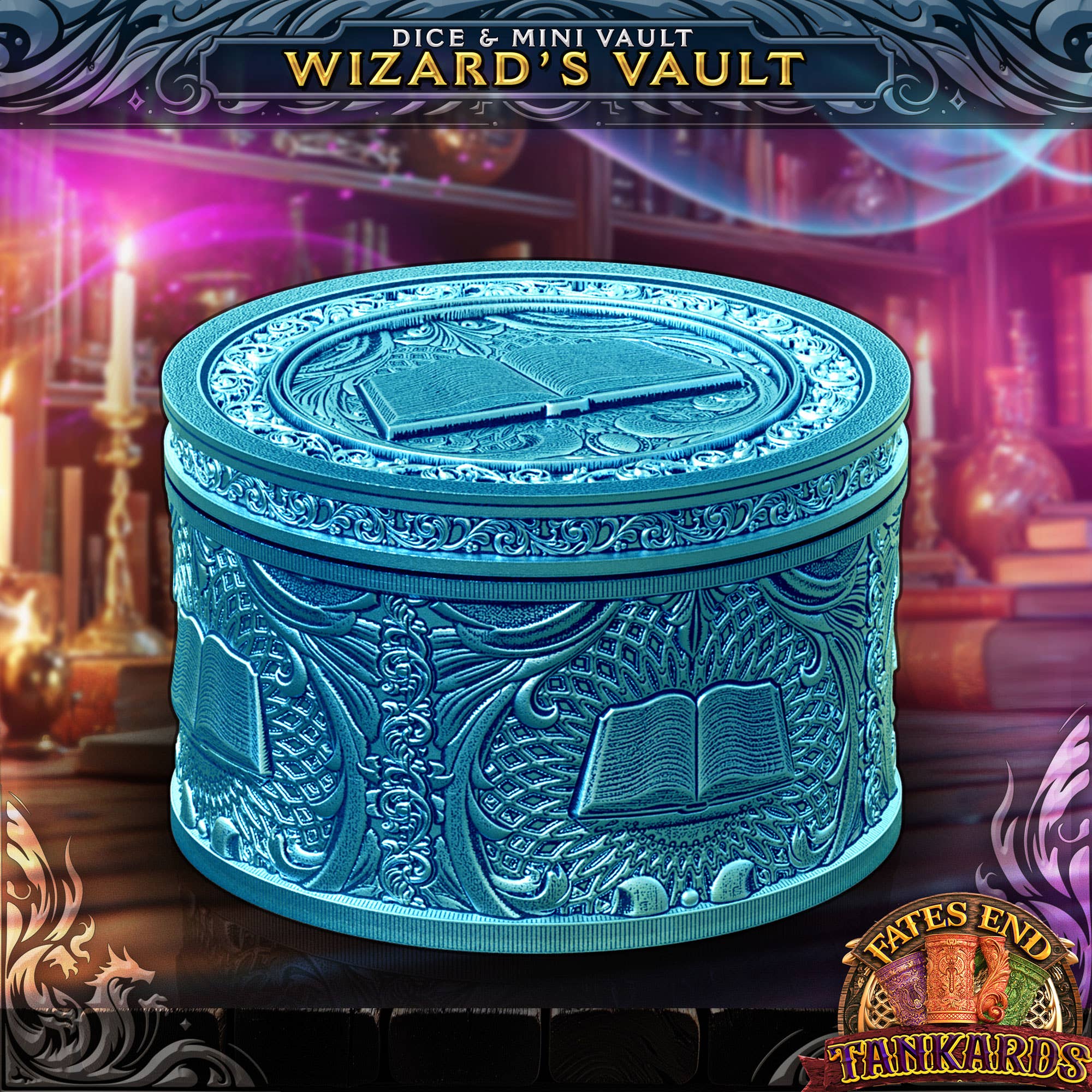 Wizard 12oz Dice Tower Tankard | TTRPG, D&D, Daggerheart | Odin's Place