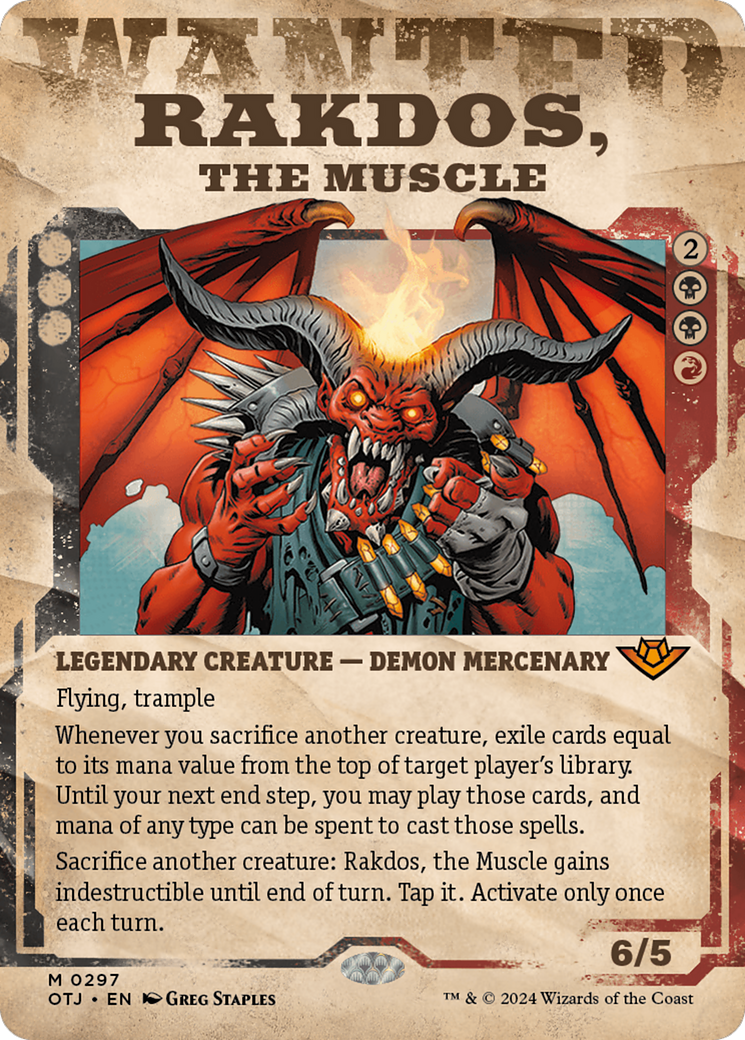 Rakdos, the Muscle (Showcase) [Outlaws of Thunder Junction] | Odin's Place