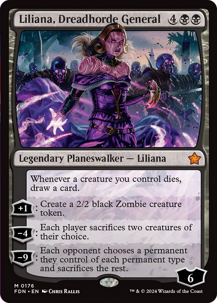 Liliana, Dreadhorde General [Foundations] | Odin's Place