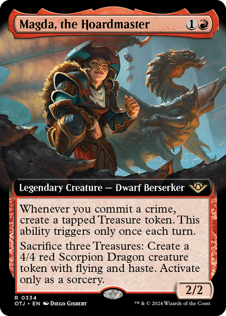 Magda, the Hoardmaster (Extended Art) [Outlaws of Thunder Junction] | Odin's Place