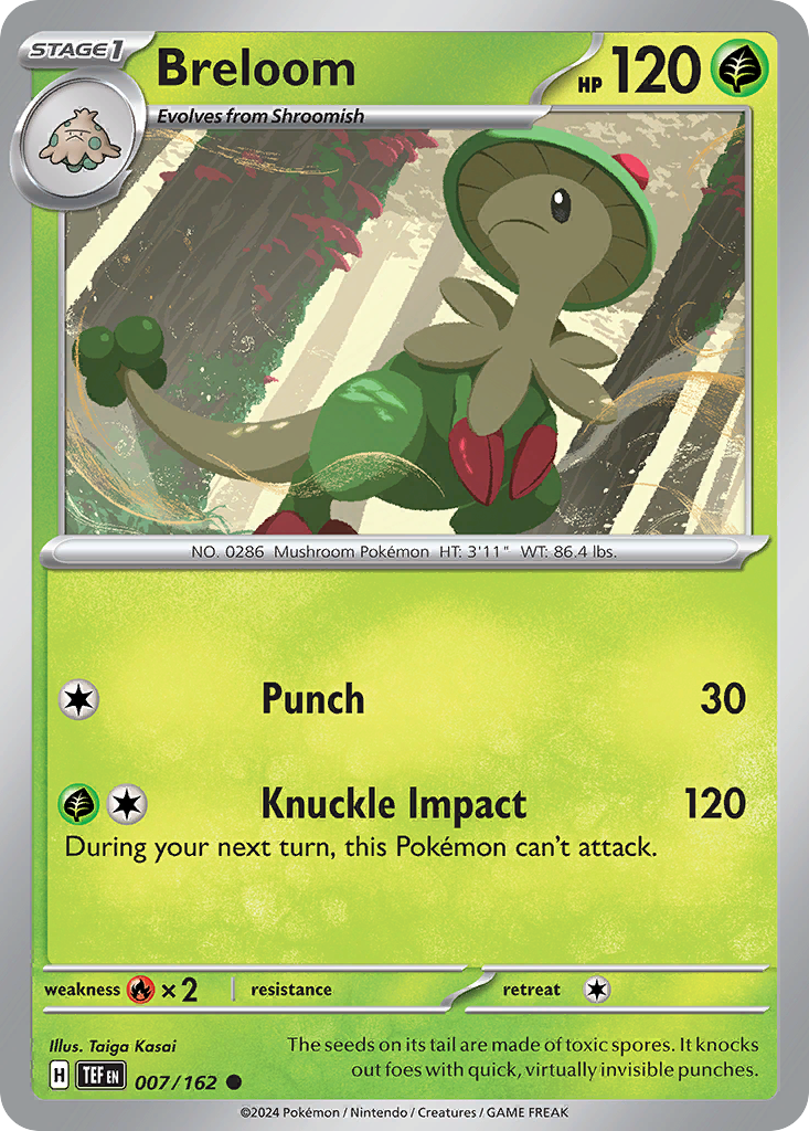 Breloom (007/162) [Scarlet & Violet: Temporal Forces] | Odin's Place