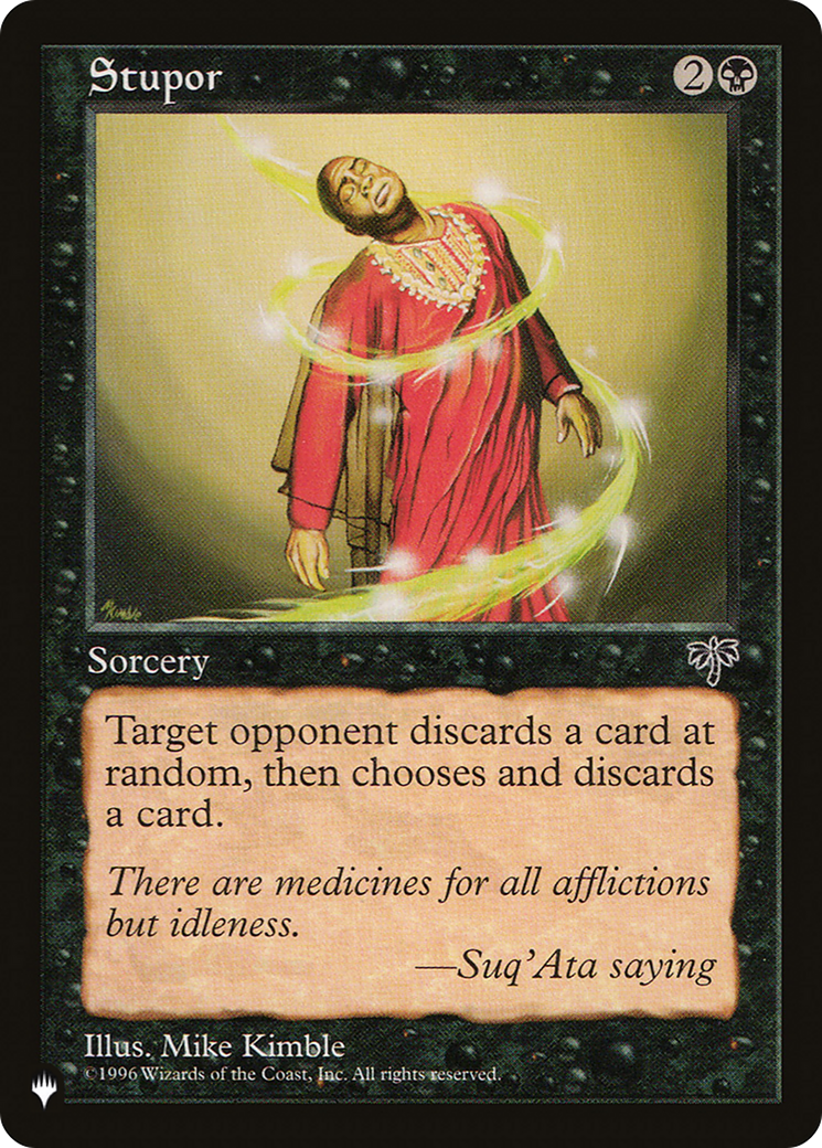 Stupor [The List] | Odin's Place