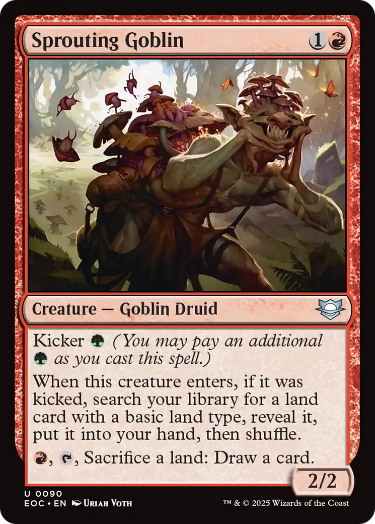 Sprouting Goblin [Edge of Eternities Commander] | Odin's Place