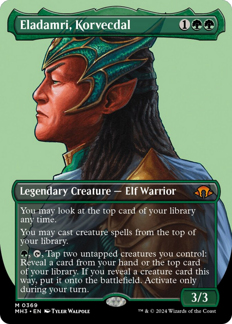 Eladamri, Korvecdal (Borderless) [Modern Horizons 3] | Odin's Place