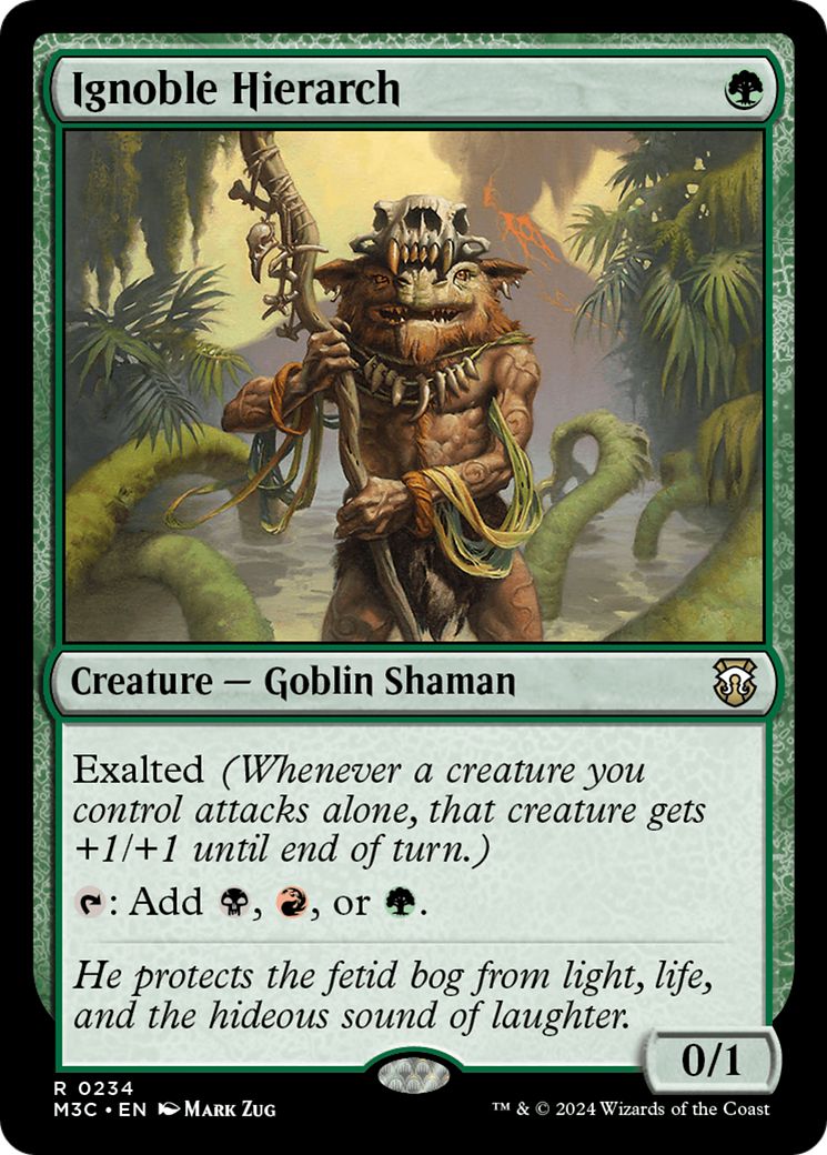Ignoble Hierarch [Modern Horizons 3 Commander] | Odin's Place