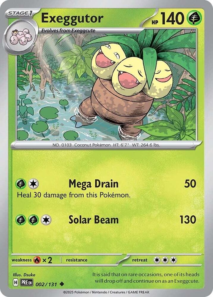 Exeggutor (002/131) [Scarlet & Violet: Prismatic Evolutions] | Odin's Place
