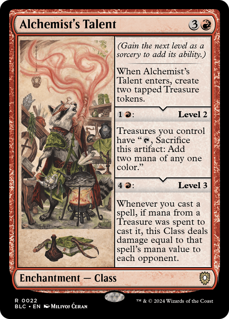 Alchemist's Talent [Bloomburrow Commander] | Odin's Place