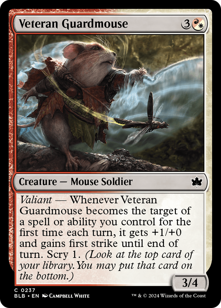 Veteran Guardmouse [Bloomburrow] | Odin's Place