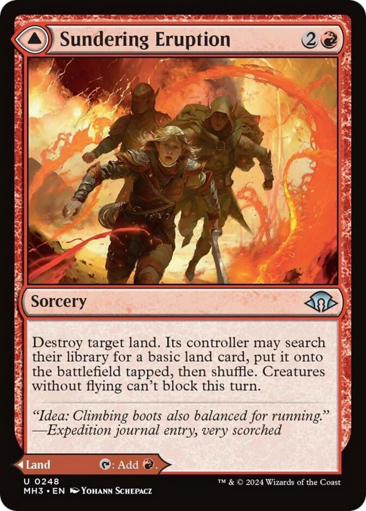 Sundering Eruption // Volcanic Fissure [Modern Horizons 3] | Odin's Place