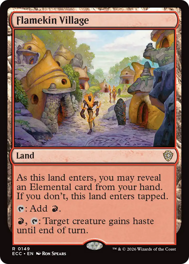 Flamekin Village [Lorwyn Eclipsed Commander] | Odin's Place