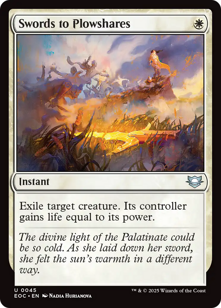 Swords to Plowshares [Edge of Eternities Commander] | Odin's Place