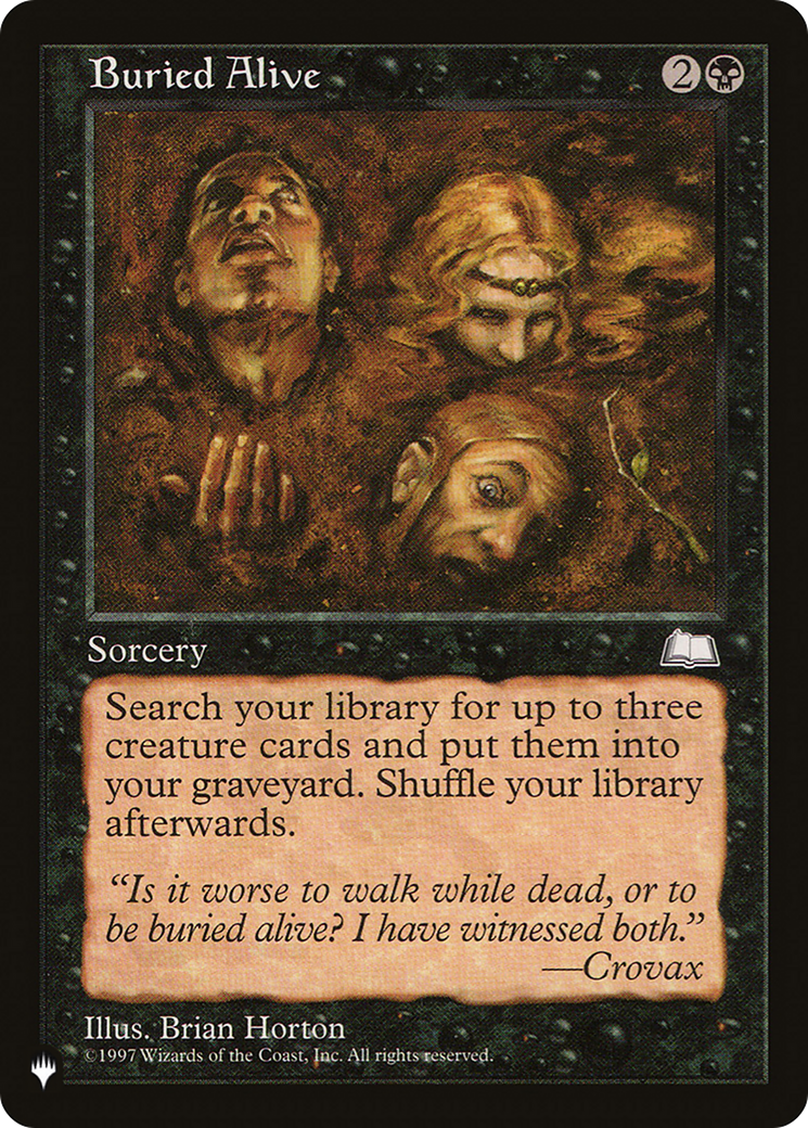 Buried Alive [The List] | Odin's Place