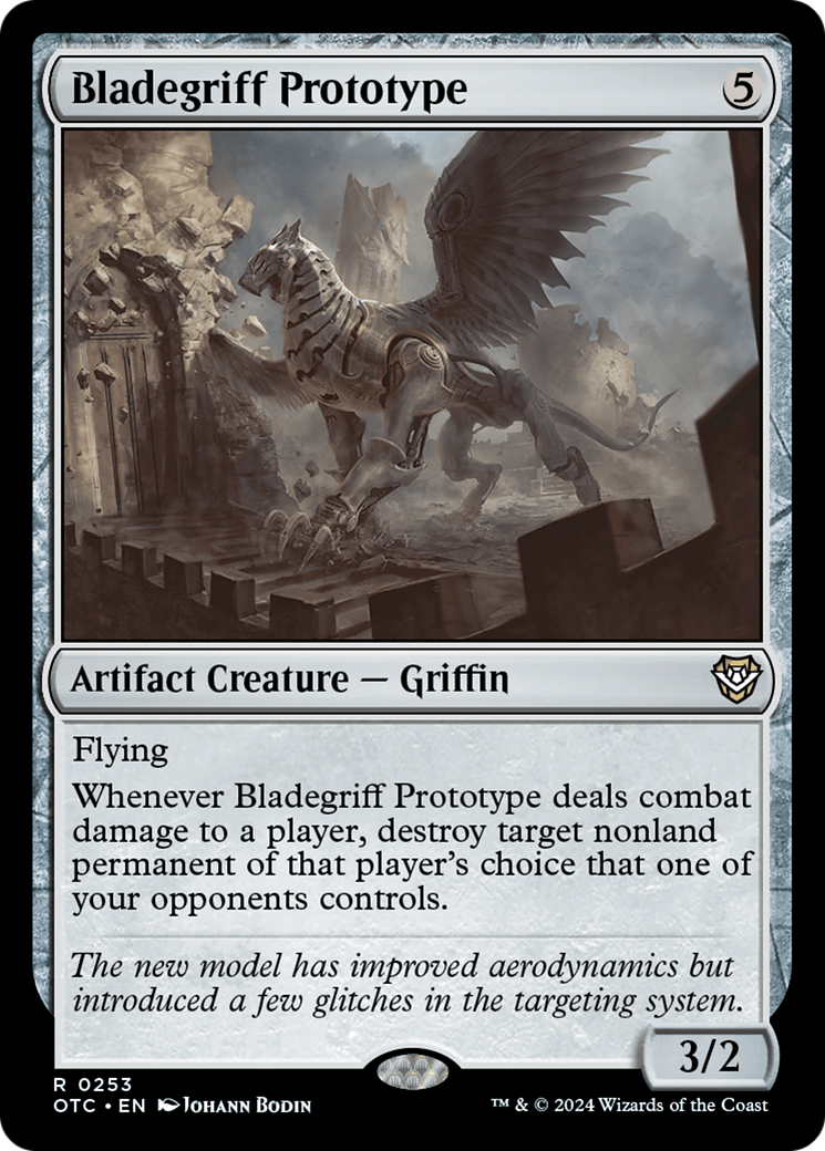 Bladegriff Prototype [Outlaws of Thunder Junction Commander] | Odin's Place