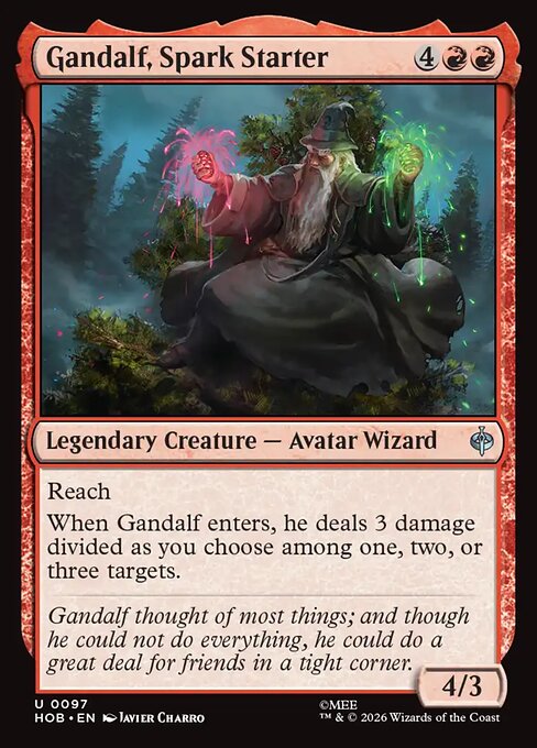 Gandalf, Spark Starter | Odin's Place