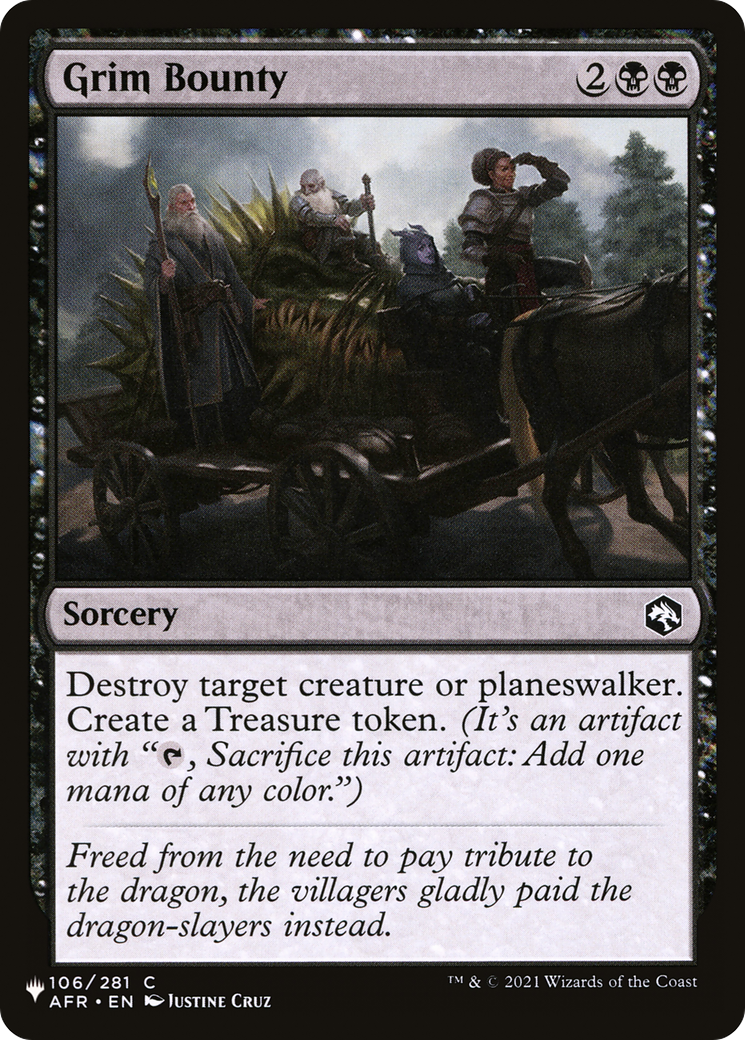 Grim Bounty [The List] | Odin's Place
