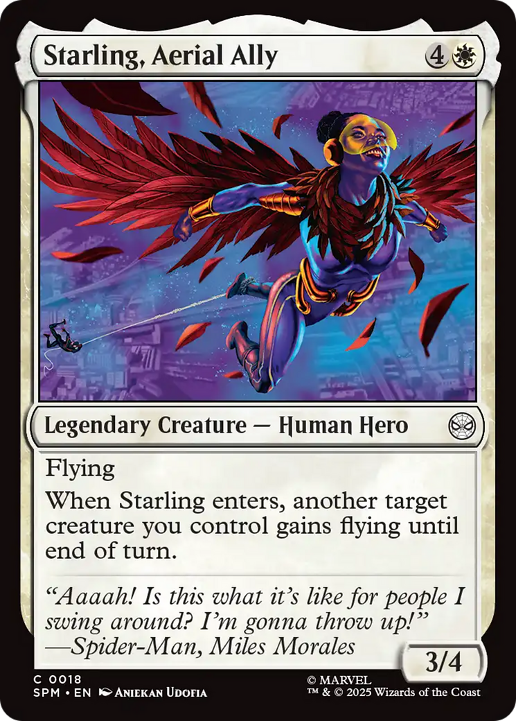 Starling, Aerial Ally [Marvel's Spider-Man] | Odin's Place